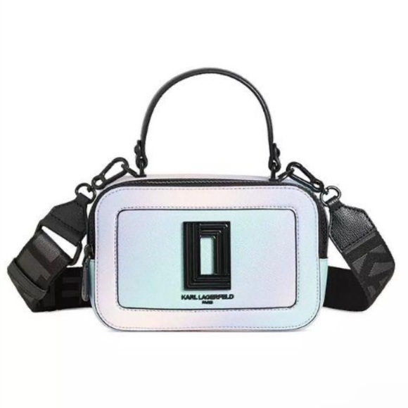 Karl Lagerfeld Handbags - NWT Karl Lagerfeld Ombre Simone Crossbody Camara Bag, Guitar Strap and Dustbag